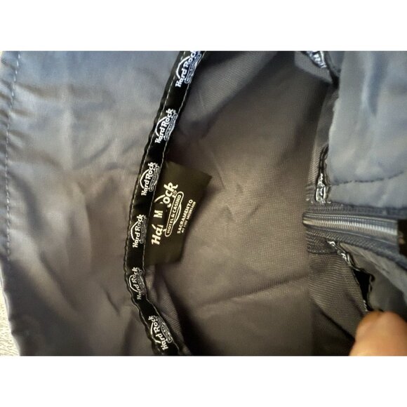 Hard Rock Sacramento California Unisex Adult Navy Blue Full Zip Jacket M NWT - Picture 4 of 5